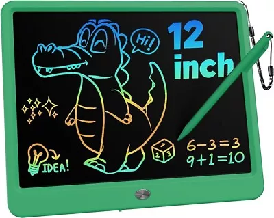 KOKODI 12 Inch LCD Writing Tablet With Anti-Lost Stylus Erasable Doodle Board  • $8