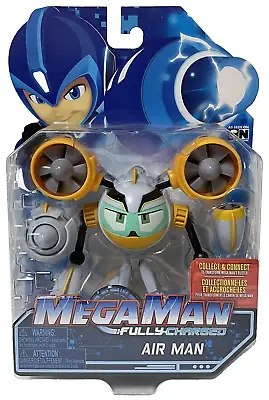 Jakks Pacific Mega Man Fully Charged AIR MAN 4-Inch Action Figure 2019 • $15.99