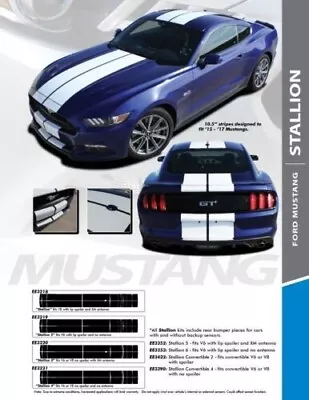 2015-2017 Ford Mustang Stallion Full Body Stripe Kit • $182