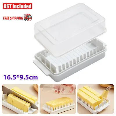 Plastic Box Storage Case Butter Cheese Serving Storage Container Slicer Serving • $12.05