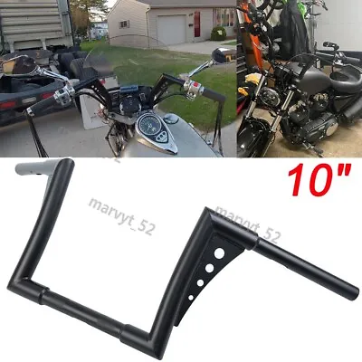 Motorcycle Ape Hanger Bar FAT 1-1/4  Rise Handlebars For Harley Custom Sportster • $116.25