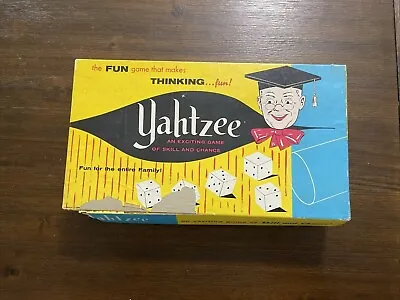 Vintage 19561961 Yahtzee Game~E.S. Lowe Company~Box No. 950 • $9.99