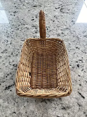 Vintage Harvest Handled Gathering Hanging Basket Bread Unique • $25