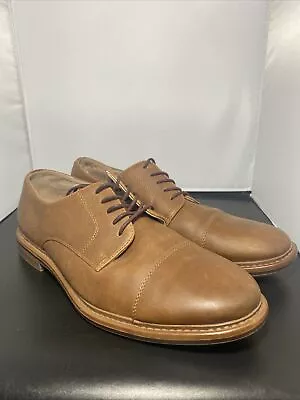 Mens Merona Abbot Brown Oxford Cap Toe Shoes Size 10 • $20