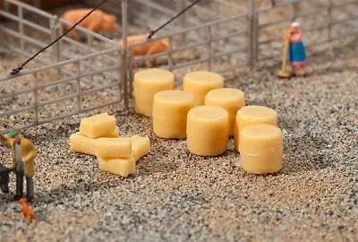 Faller N Scale Scenery Accessory Kit Hay Bales (Round/Square) 20-Pack • $4.09
