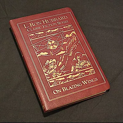 L Ron Hubbard Books Fiction On Blazing Wings Classics Leather Bound • $12.73