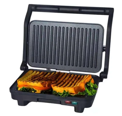 $39.99 • Buy Panini Press Grill Stainless Steel Sandwich Maker W/ Non-Stick Plates Drip Tray