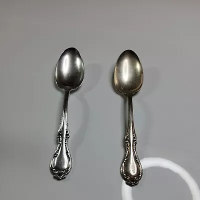 Two R. Wallace Silverplate Spoons 1835 R. Wallace Sectional Tripple. 8.25  • $16