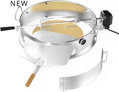 Stainless Steel Multi-purpose Rotisserie And Pizza Combo Kit • $140.99