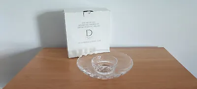 Dartington Lead Crystal 24 % Chip And Dip Dish / Bowl Boxed Etched Back Stamp • £23.75