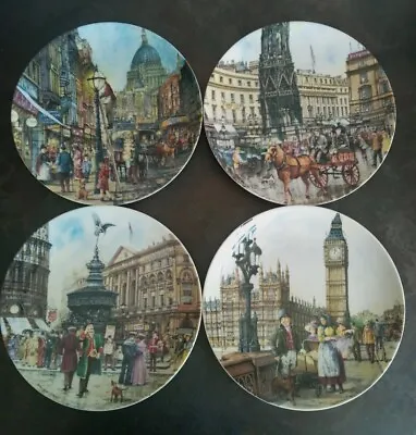 Davenport Pottery  Echoes Of Old London Town  (4) Four Plate Set Brian Eden 1993 • £14.95