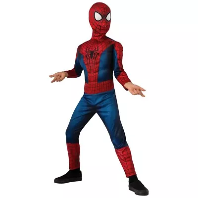 Spiderman Costume Kids Superhero Halloween Fancy Dress • $15.83