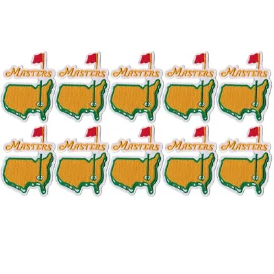 10 Pcs Augusta Golf Masters PGA Tournament Size 2.5 X3.5  Sew Iron On Patch • $19.95