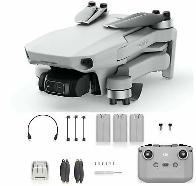$399 • Buy DJI Mini 2 Drone Quadcopter Ready To Fly 3 Battery Bundle -Certified Refurbished