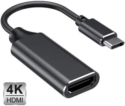 High Quality Type C Usb To Hdmi Hdtv Cable Adapter Tv Av Out For Samsung Phones • £7.99