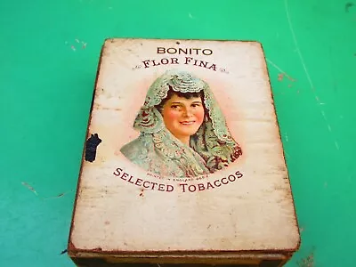 Empty Cigar Box  Bonito Flor Fina Cigar Box Vintage • $10
