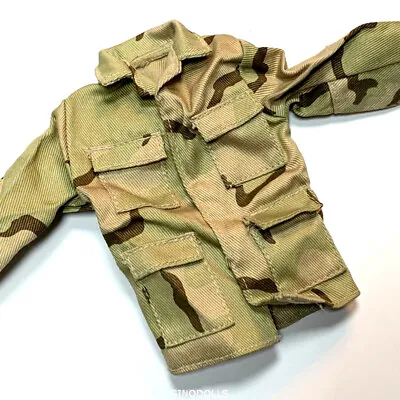 1:6 Scale Desert Infantry Camo Shirts For 12  GI Joe BBI Dragon Ultimate Soldier • £5.40