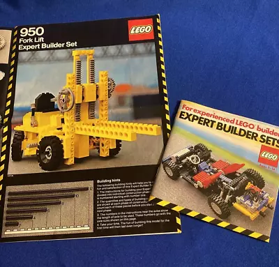 VINTAGE 1979 LEGO TECHNIC - Forklift #950 Vintage 1979 - Instructions ONLY • $5.25