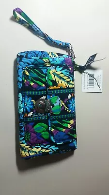 Vera Bradley Pushlock Wristlet MIDNIGHT BLUES NWT  • $35