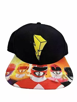 Mighty Morphin Power Rangers Bioworld Adjustable Adult Snapback Hat Cap • $16.88