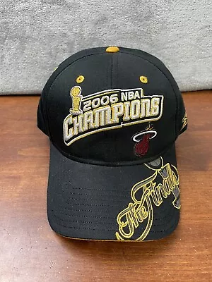 Miami Heat Reebok 2006 NBA Champions Official Locker Room Adjustable Hat NWOT • $19.90