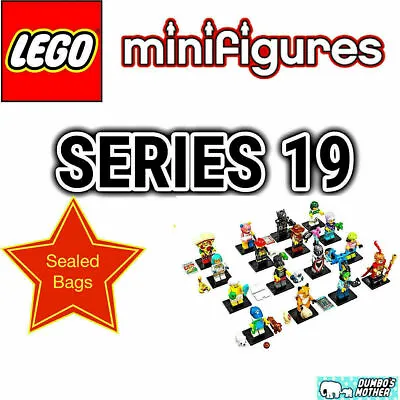 Lego Series 19 Minifigures 71025 Dog Sitter Gardner Fox Bear Shower Guy SEALED • $10.89