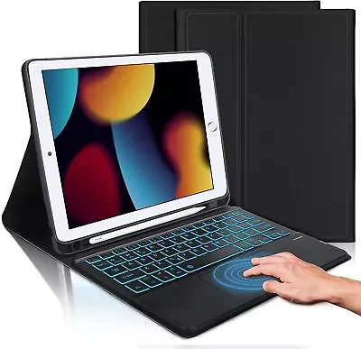 $23.74 • Buy Backlit Touchpad Keyboard Case For IPad 7th 8th 9th 10th Gen Air 2 4 5th Pro 11