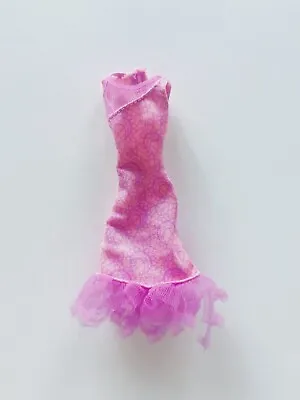 Monster High Fashion Doll Clawdeen Wolf Accessory Pink Purple Dress • $6.99