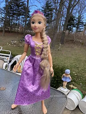 Disney Princess Rapunzel Playdate Doll 32  My Life Size Doll Braided Hair Used • $50