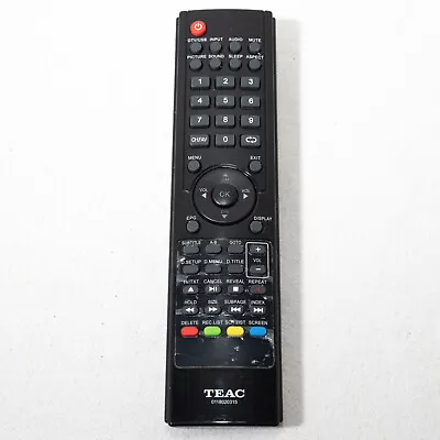 TEAC TV Remote Control 0118020315 - Tested & Cleaned! In Good Condition • $19.95