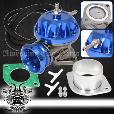 For Eagle Turbo Charger Air Blow Off Valve Bov Type-Rz Blue + 2Bolt Flange Pipe • $25.99