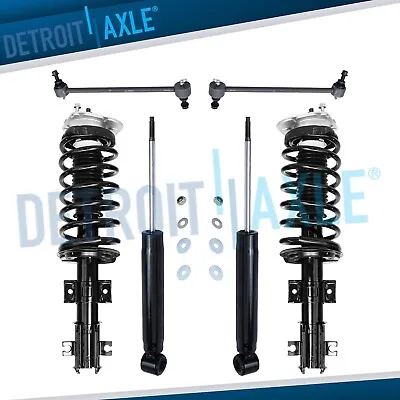 FWD Front Struts Rear Shock Absorbers Sway Bars For 1993-2000 Volvo S70 C70 850 • $224.59