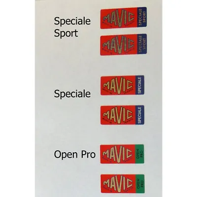 Mavic Special Open Pro Or Spec Rim Decal Choices  One Set For 2 Rims Each Sale  • $9.95