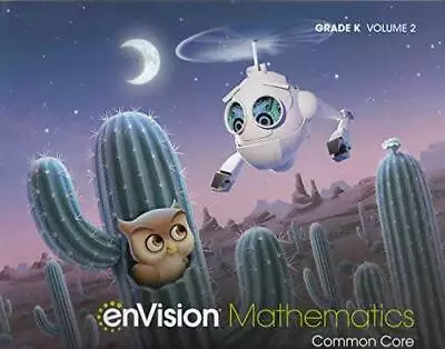 Envision Mathematics 2020 Common Core Student Edition Grade K Volume 2 - Good • $4.74