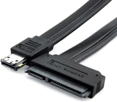 CY Dual Power 12V And 5V Esatap Power ESATA USB 2.0 Combo To 22Pin SATA Cable Fo • $17.80