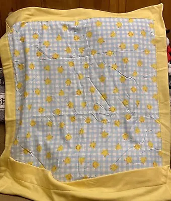 BABY CHICKS Handmade Baby Bed Toddler Cluch Blanket NEW • $22