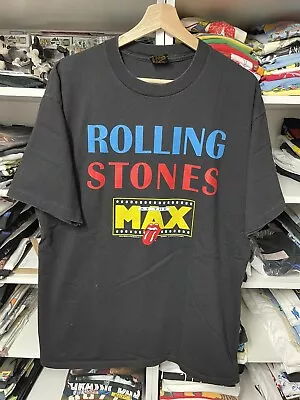 Vintage Rolling Stones Live At The Max 1991 T Shirt Size XL • $69.99