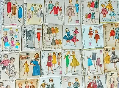 $19.99 • Buy 24 Vintage Pattern Lot Women's Children's Clothing Advance Simplicity Butterick
