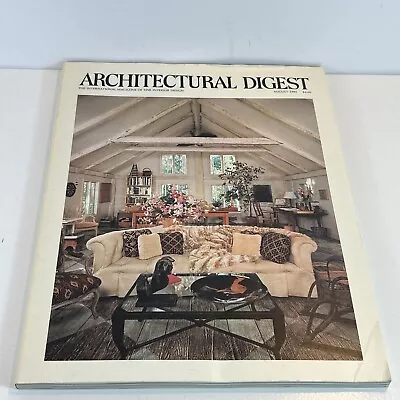 Architectural Digest Magazine August 1981 ~ Valentino ~ Paul Leonard ~ Gaudi • $22