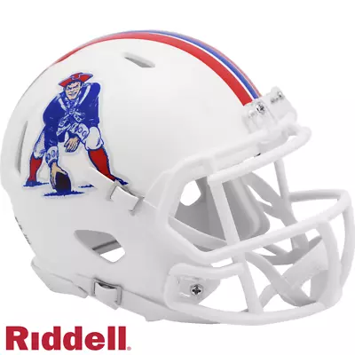 *sale*  New England Patriots 1982-1989 Throwback Speed Mini Nfl Football Helmet! • $31.99