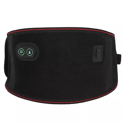 Heating Back Belt 3 Temperatures Lower Back Vibration Massage Pain Relief US • $13.53