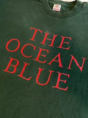 Vintage 80's 90's The Ocean Blue XL Green Shirt The Smiths Morrissey RIDE • $175