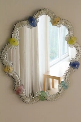$1500 • Buy Mid - Century Venetian Italian Murano Mirror