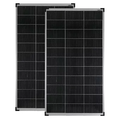 Solartronics Solar Modules 2pcs 150 Watt Mono Solar Panel 12-Busbars 210mm Cell • £137.34