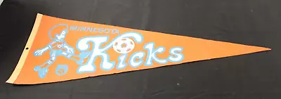 Vintage 1970s NASL Minnesota Kicks Felt 30x12 Pennant • $35