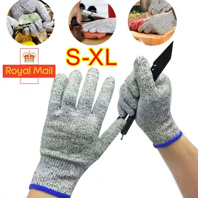 Safety Cut Proof Stab Resistant Butcher Gloves Stainless Steel Wire Metal Mesh W • £2.49