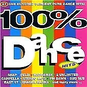 Various Artists : 100% Dance Hits CD Highly Rated EBay Seller Great Prices • £2.72