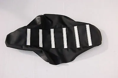 New Black And White Ribbed Seat Cover KX125 2003 2004 2005 2006 • $69.99