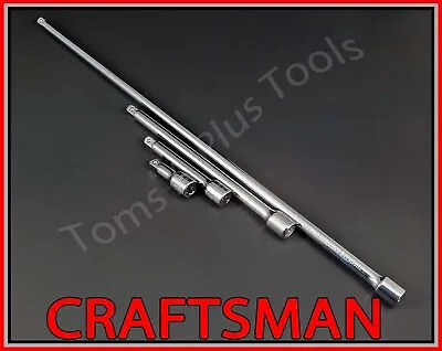 CRAFTSMAN HAND TOOLS 4pc 1/4 Drive Ratchet Wrench Socket Extension Set FREE SHIP • $27.59