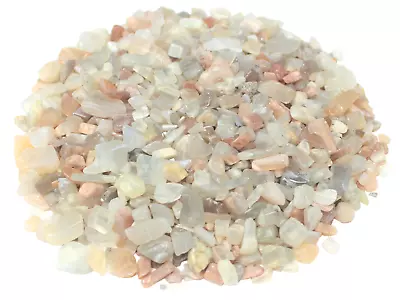 Moonstone Semi Tumbled Gemstone Mini Chips 5-15 Mm 'A' Grade Wholesale Bulk Lot • $5.95